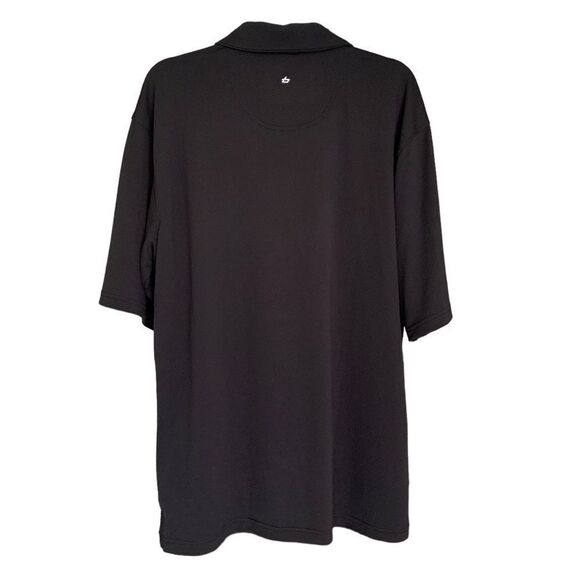 Bolle’ Men’s Golf Tech Short Sleeve Black Multicolor Design Polo Shirt Size XL - Picture 2 of 5